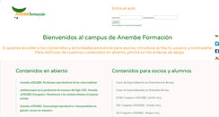 Desktop Screenshot of anembeformacion.com