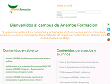 Tablet Screenshot of anembeformacion.com